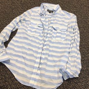 Thin button down top